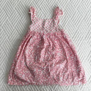 Mini Boden Girls Pinafore Bunny Easter Dress - size 3-4 years